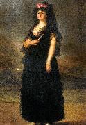 Agustin Esteve Portrait of Maria Luisa of Parma, Queen of Spain oil painting reproduction